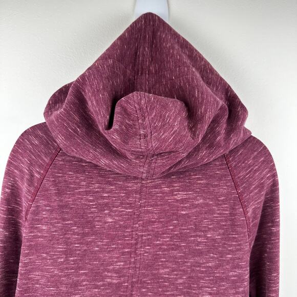 Lululemon Find Your Centre Wrap Hoodie Heathered Marled Rust Berry 4 Burgundy - Picture 8 of 14